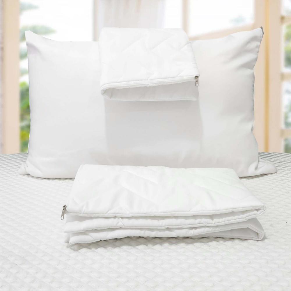Set X 4 Protectores Almohada 70X50cm Blanco img #3