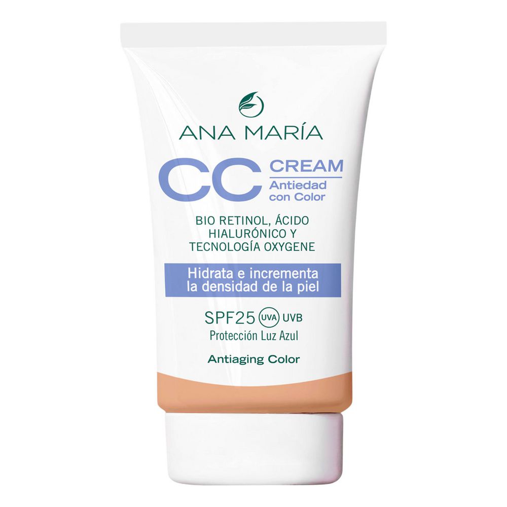 Crema facial ANA MARIA CC cream antiedad bio retinol (30  gr)