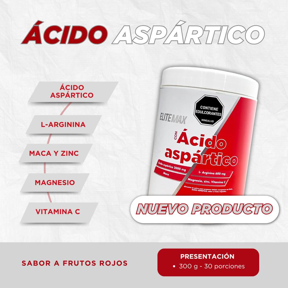 Acido Aspartico 300G Elitemax img #2