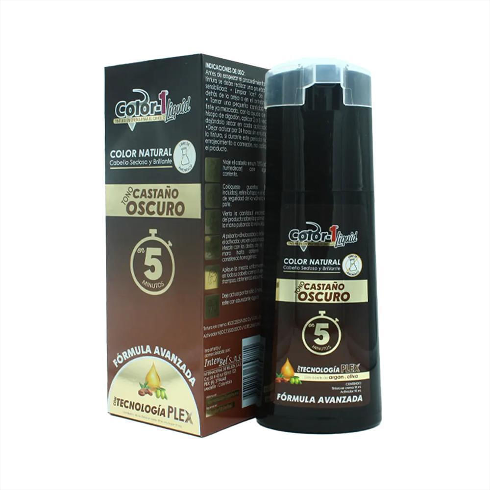 Tinte Lìquido 5 Minutos Castaño Oscuro 180Gr img #2
