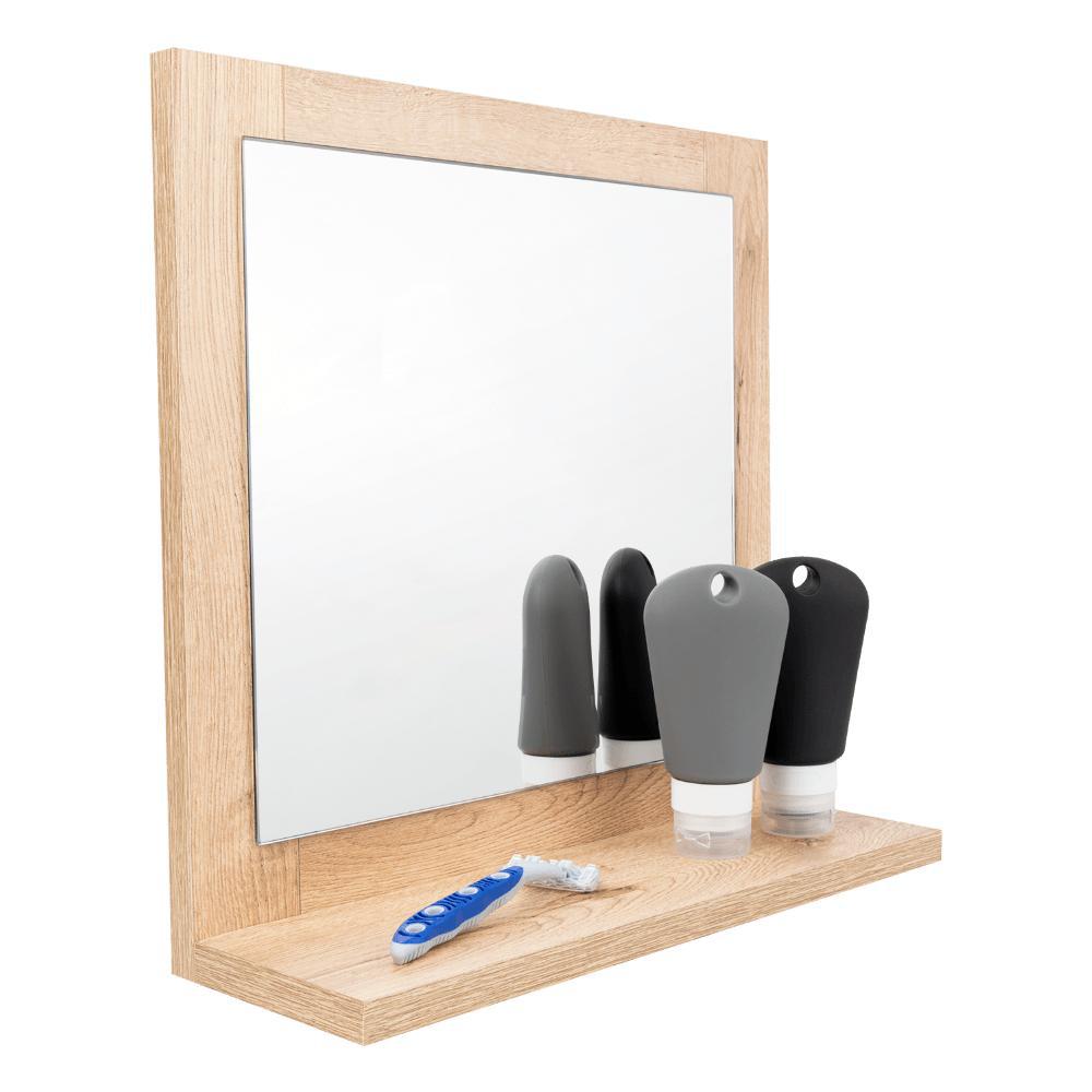 Espejo Cuadrado Make Up, Beige, Diseño Moderno img #1
