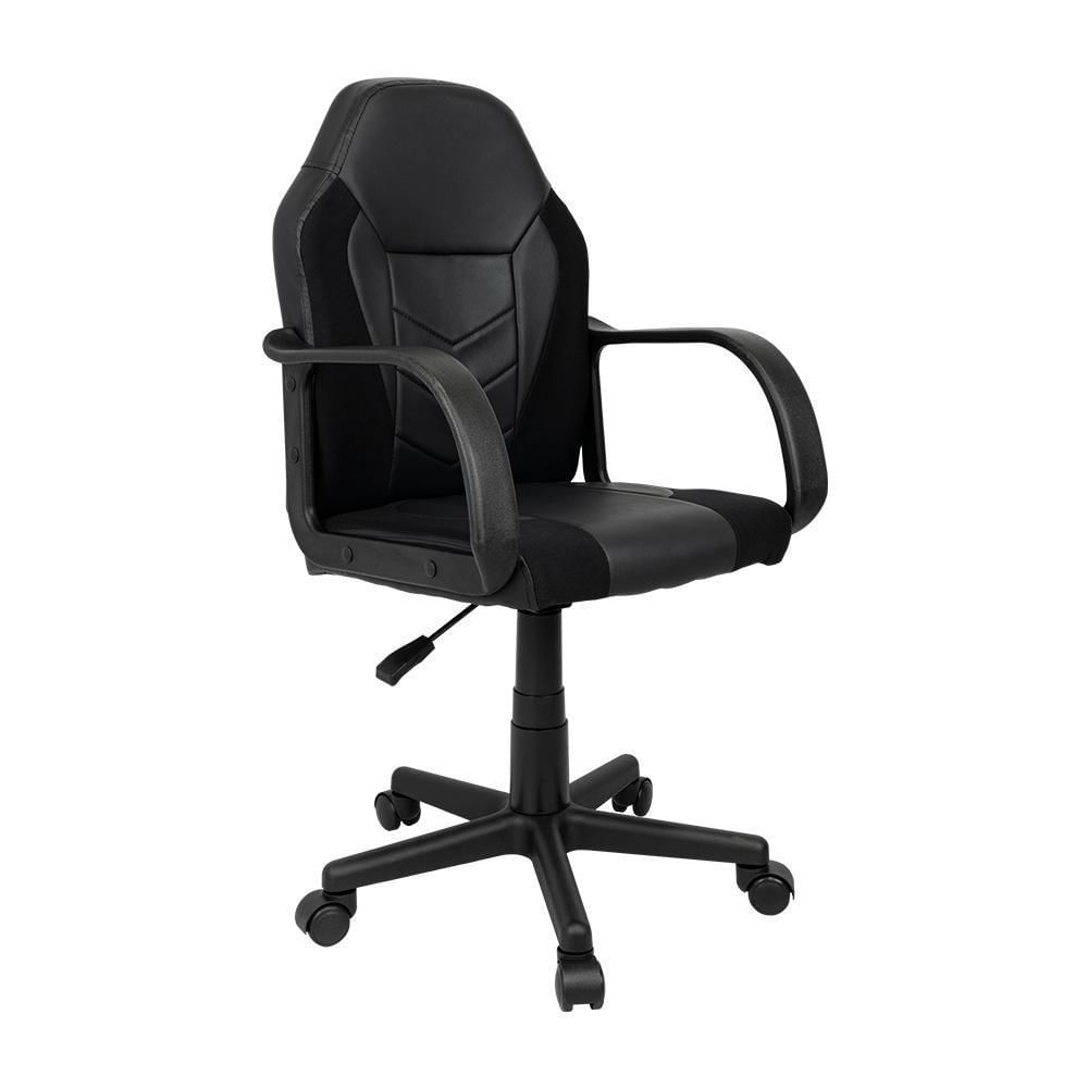 Silla Escritorio Otis Negro, Con Cómodo Espaldar Y Ruedas De Nailon img #1