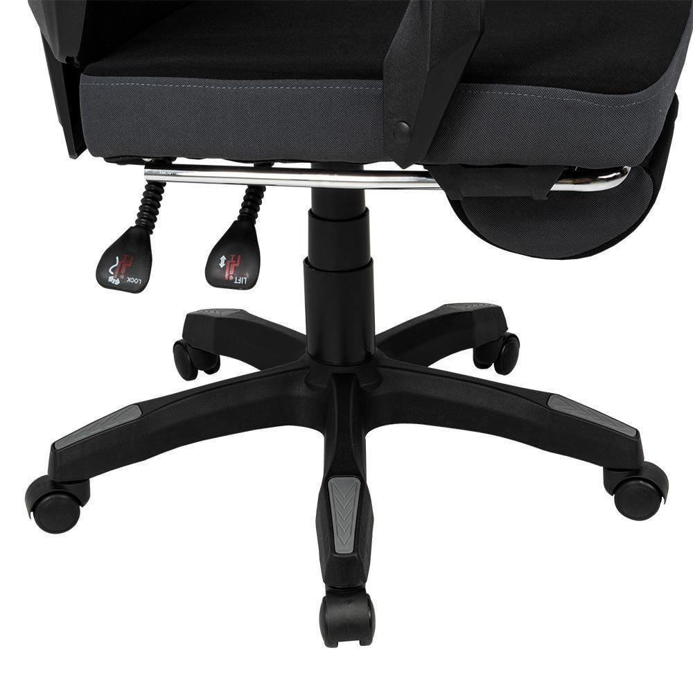 Silla Gamer Optimus Negro, Con Cómodo Espaldar Y Ruedas De Nailon img #5