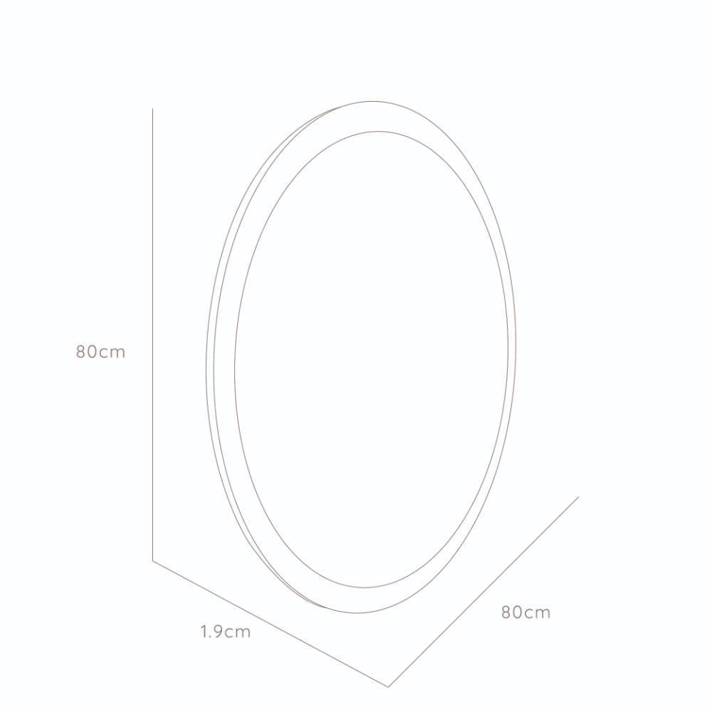 Espejo Circular Ary 80, Diseño Moderno img #5