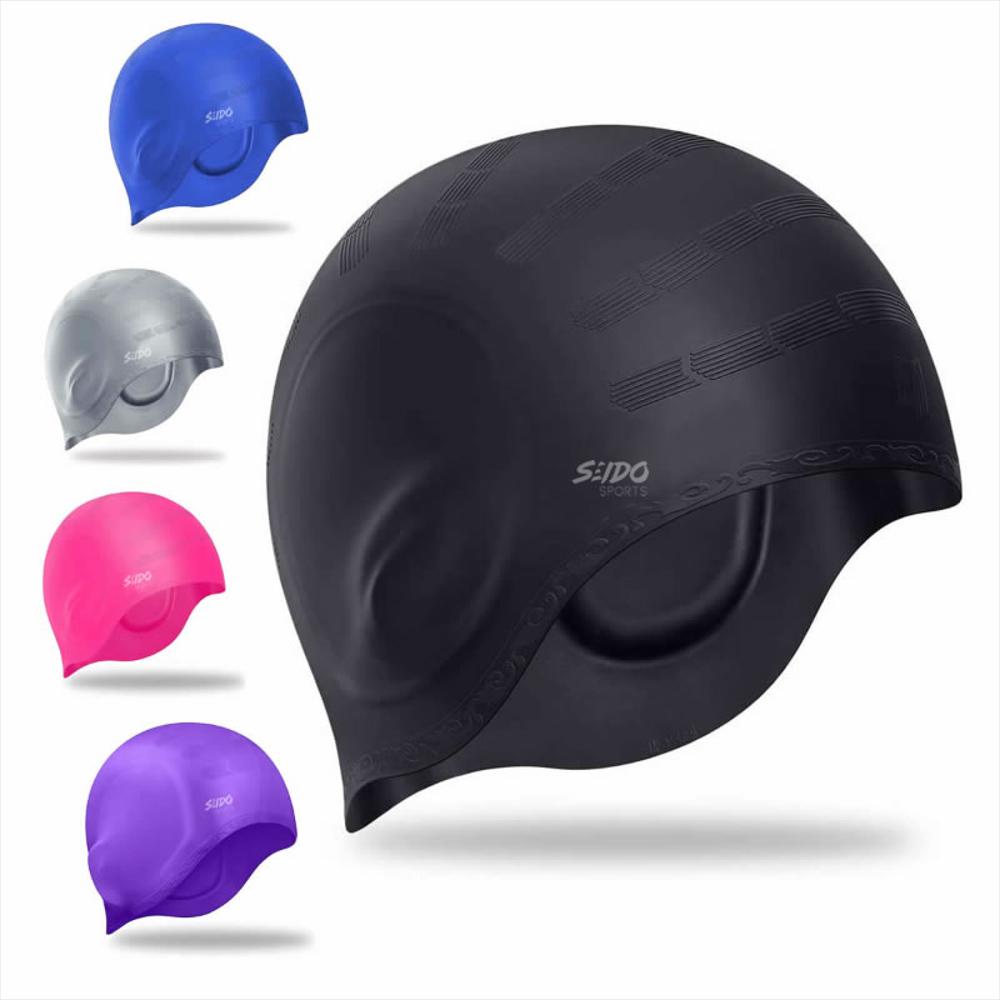 Gorro Natación Buceo Piscina Silicona Entrenamiento