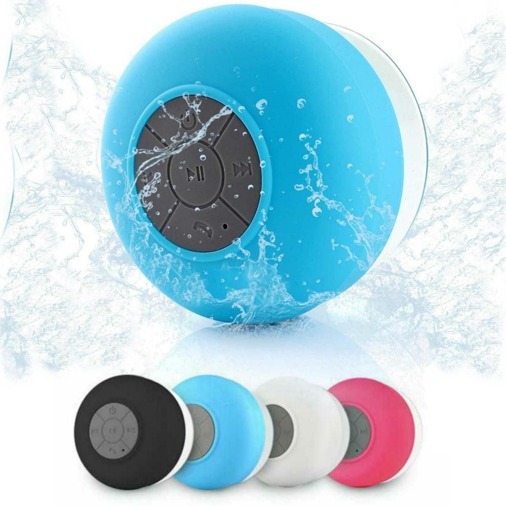 Parlante Bafle Impermeable Recargable Para Música Y Llamadas Amarillo img #3