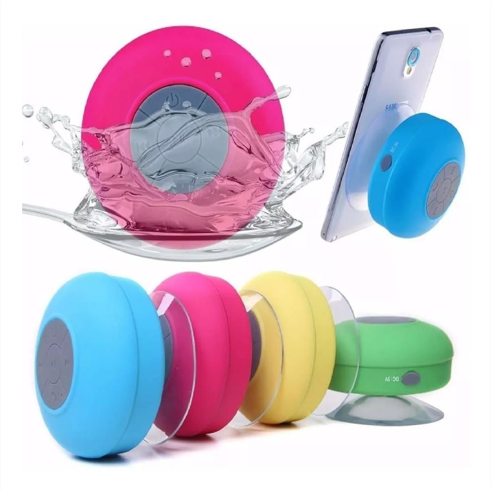 Parlante Bafle Impermeable Recargable Para Música Y Llamadas Blanco img #3