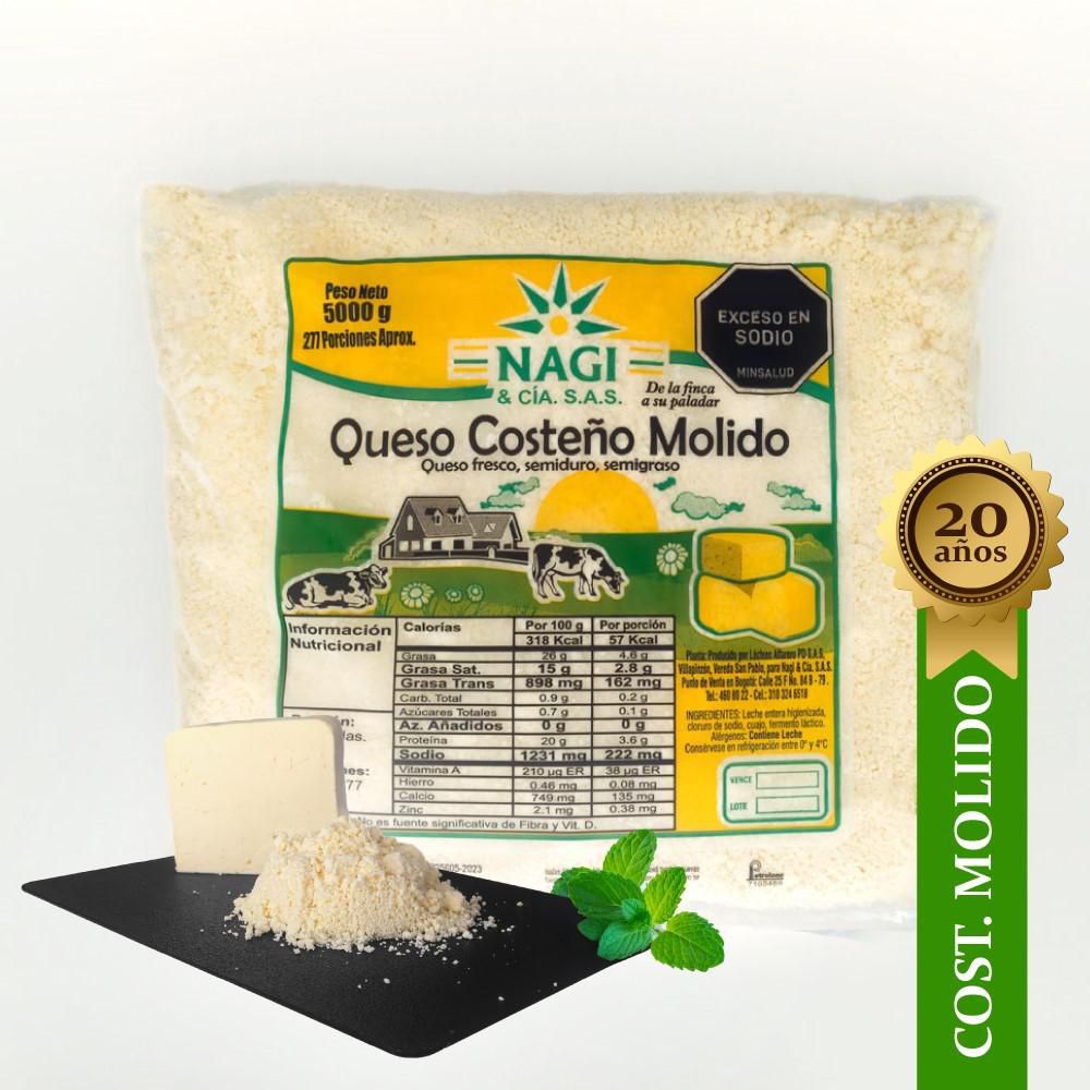 Queso costeño NAGI molido img #1