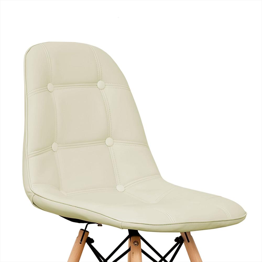 Set X2 Silla Decor Mueble Sala Comedor Dormitorio Refcarmen Blanco Carmen X2 img #1