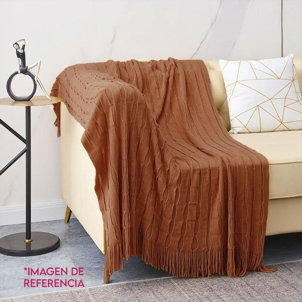Manta Cobija Frazada Suave Tejida Decor 152X127cm Refjade img #4