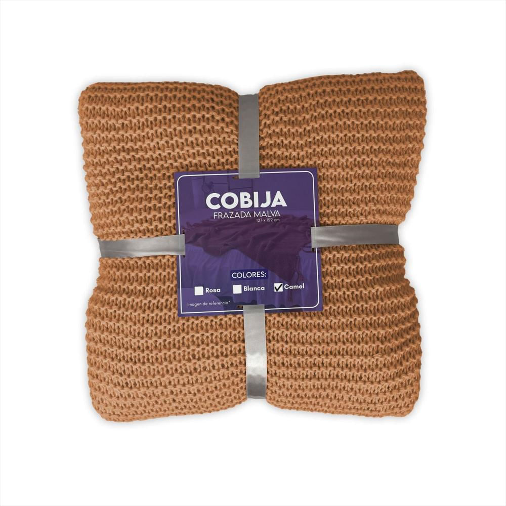 Manta Cobija Frazada Suave Tejida Decor 152X127cm Refmalva img #3