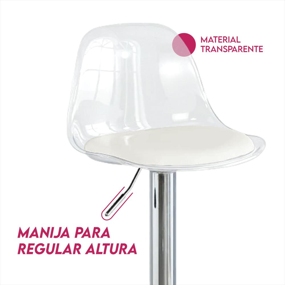 Set X2 Silla Bar Butaco Giratoria Barra Bar Cocina Refcoruña img #2