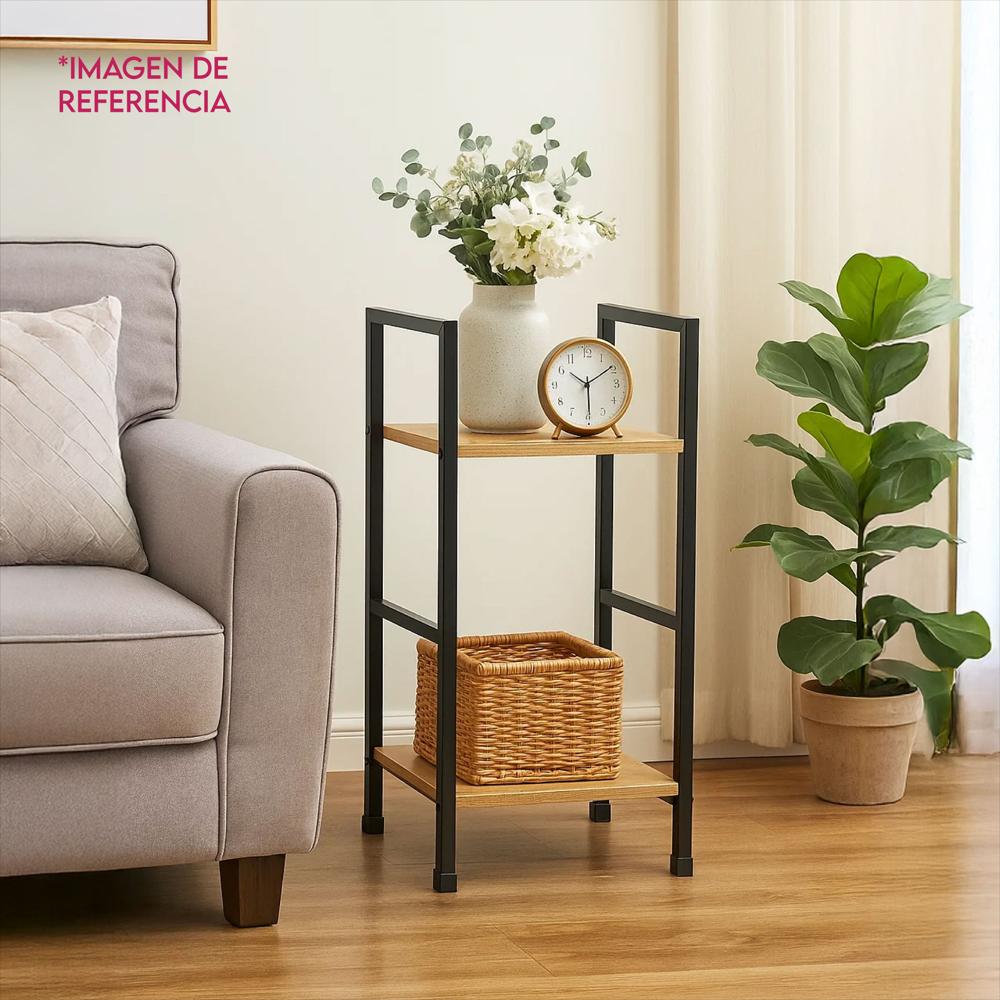 Mesa Auxiliar Estante Dos Niveles Decorativa Moderna Refjane img #3