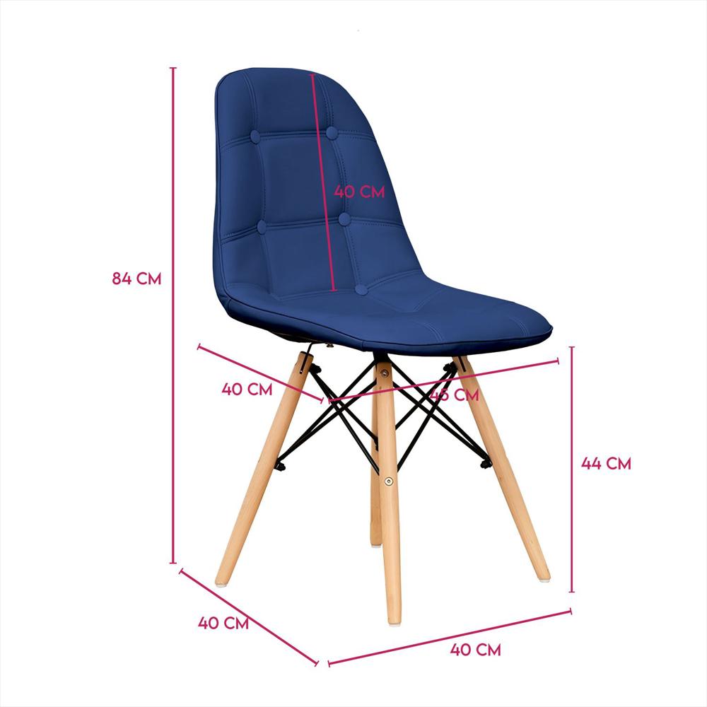 Set X2 Silla Decor Mueble Sala Comedor Dormitorio Refcarmen img #1
