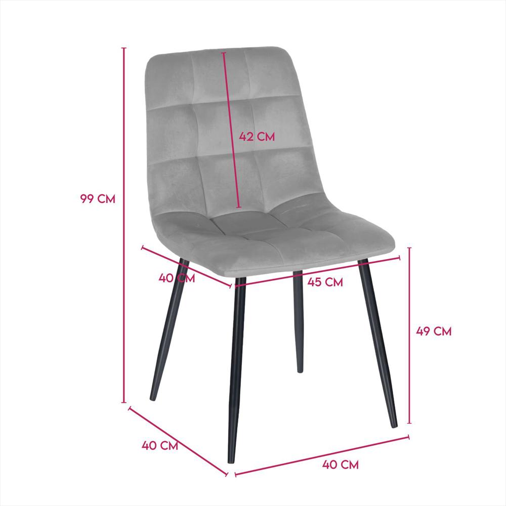 Set X2 Silla Decorativa Mueble Sala Comedor Dormitorio Refagata img #1