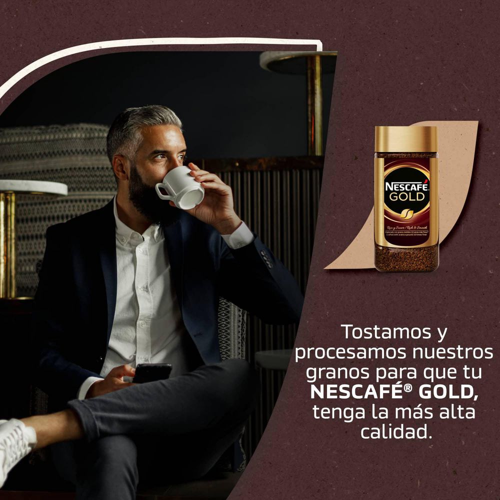 Café NESCAFE gold instantáneo (100  gr) img #6