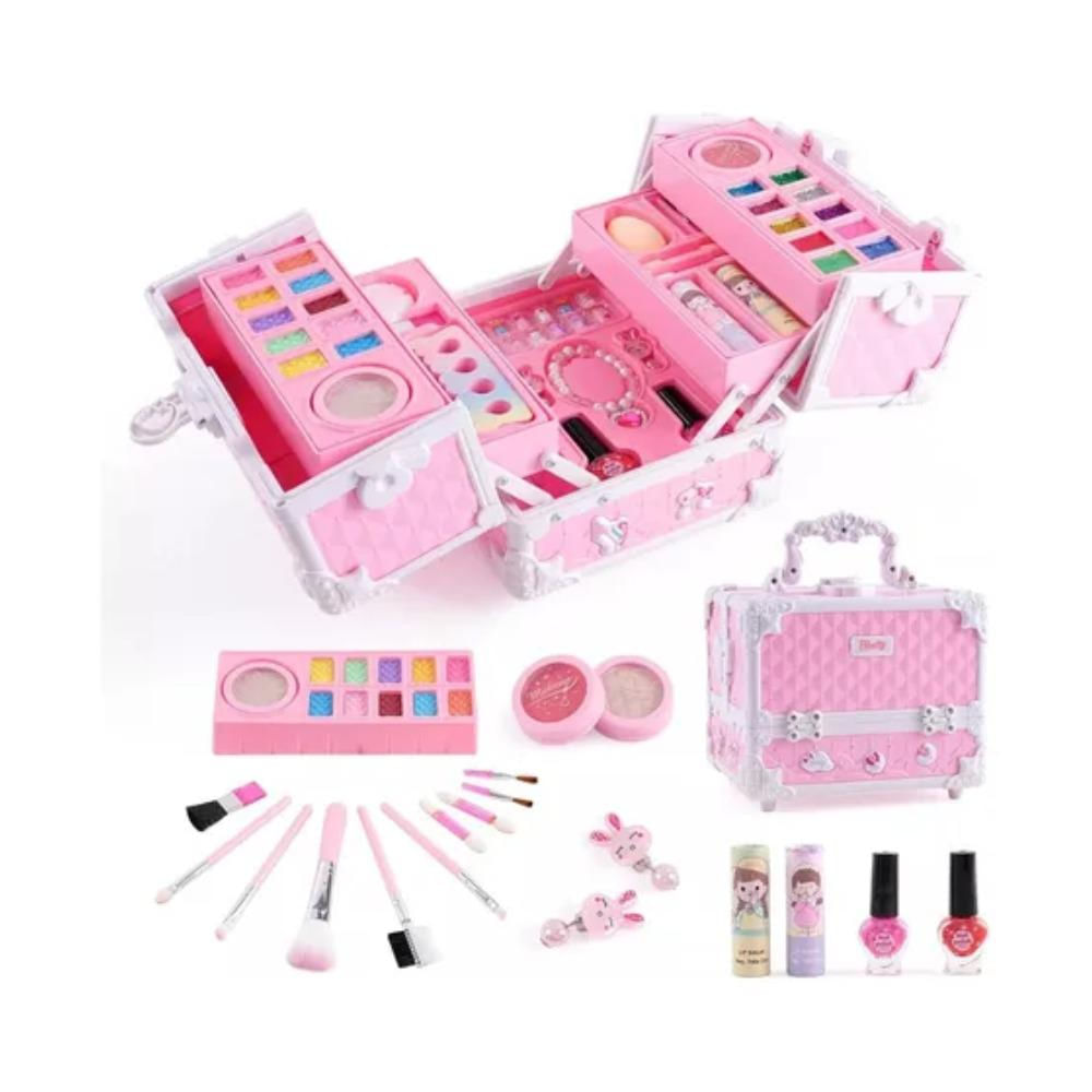 Kit De Maquillaje Real Lavable Para Niñas img #4