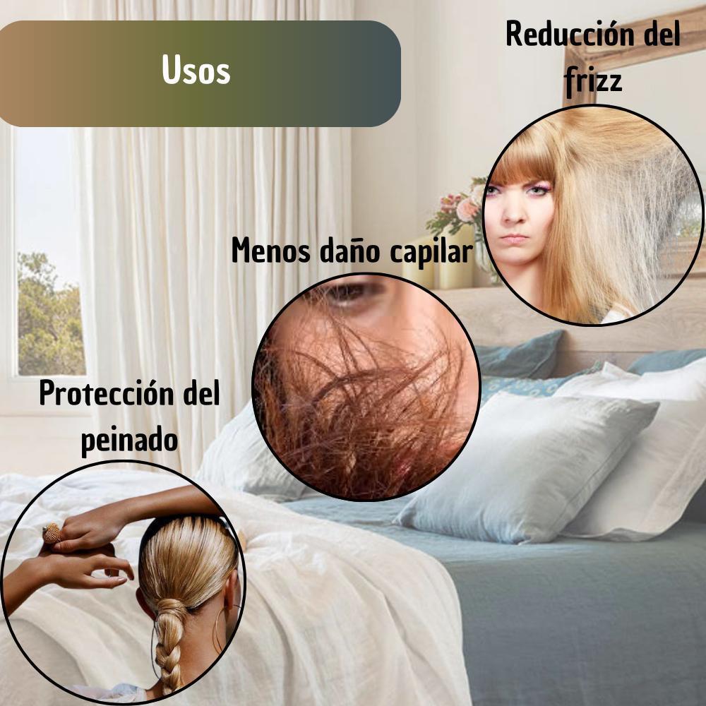Funda Para Almohada En Satin Anti Frizz 2U Plata img #5