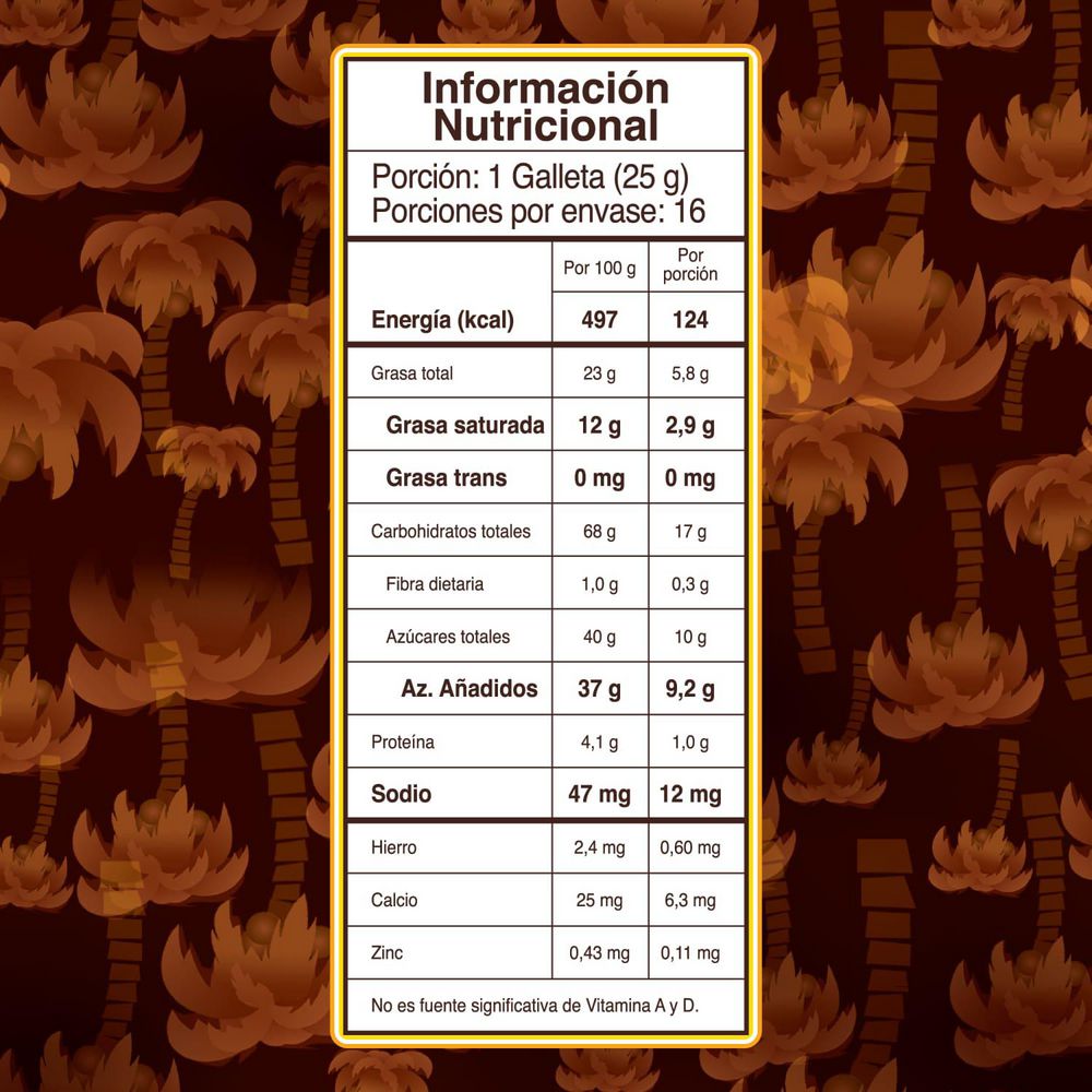 Galletas wafer COCOSETTE rellenas crema de coco x8und (350  gr) img #3