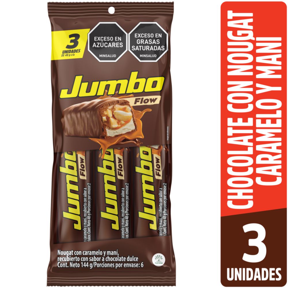 Chocolatina JUMBO Flow x3und (144  gr) img #1