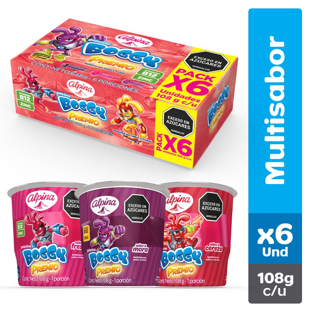 GELATINA 6 UNDS  PREMIO SURT BOGGY 648  gr img #1