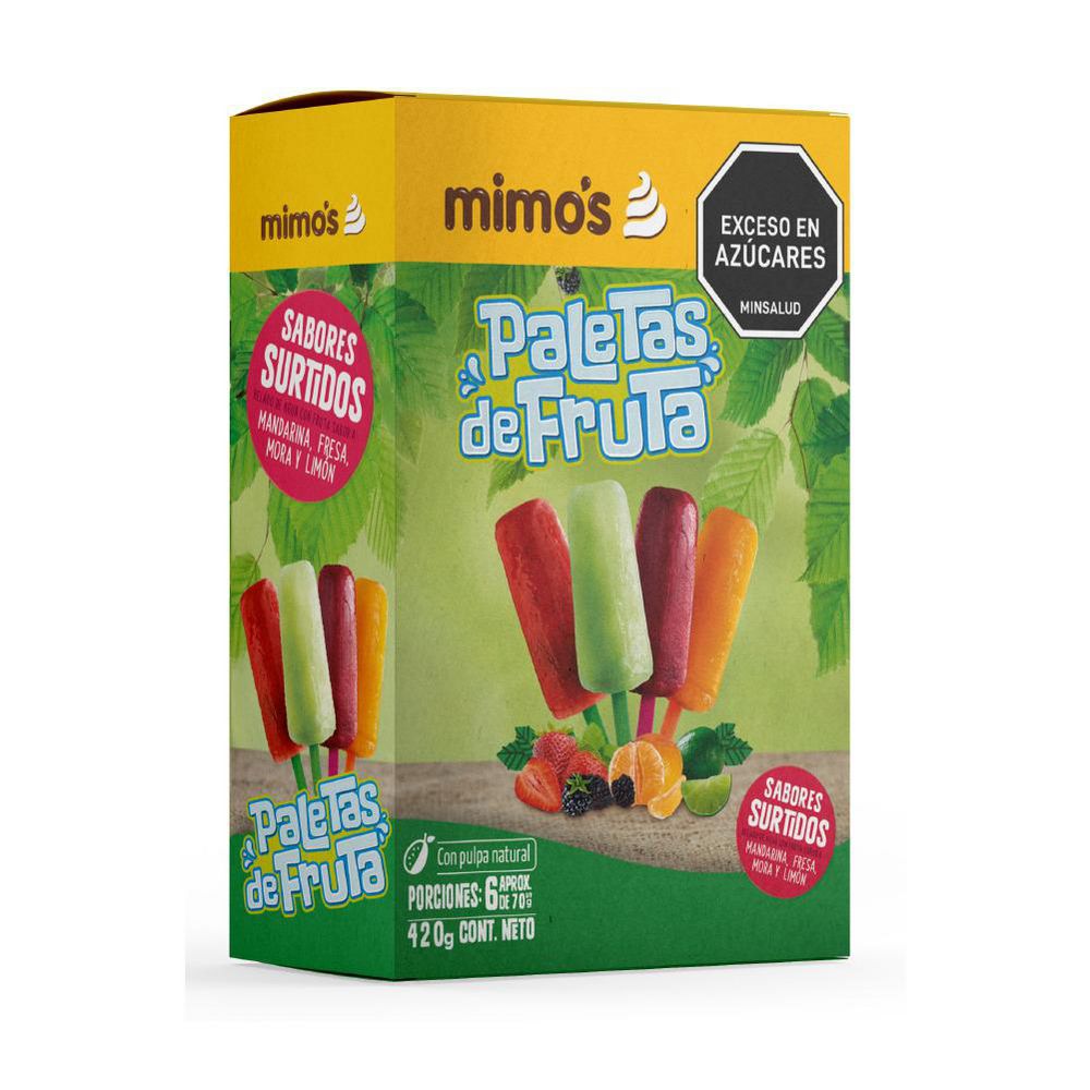 Paletas MIMOS de fruta sabores surtidos (420  gr) img #1