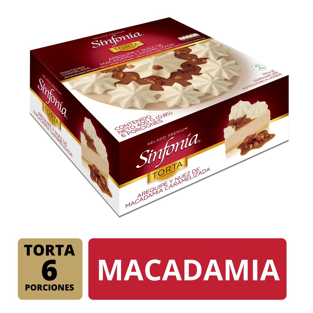 Torta SINFONIA Macadamia (400  gr) img #1