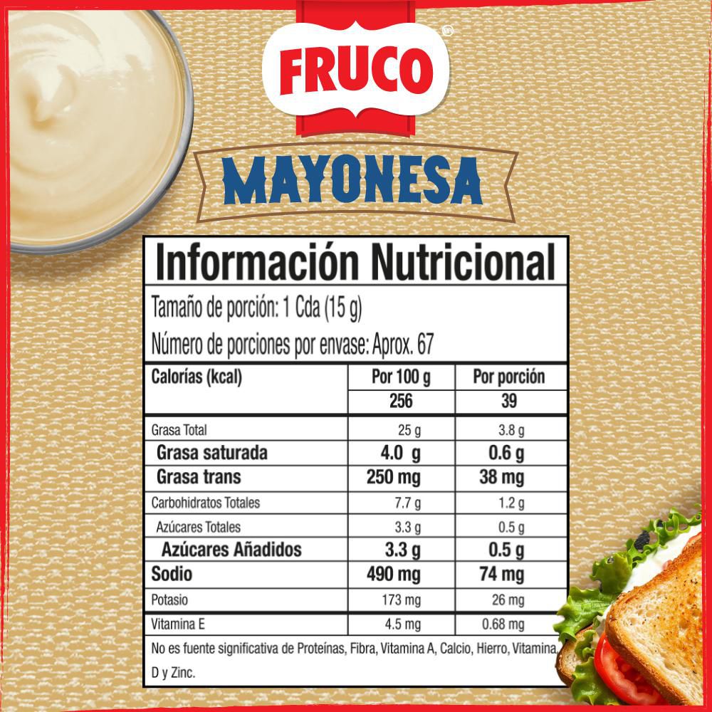 Mayonesa FRUCO Doypack (1000  gr) img #5