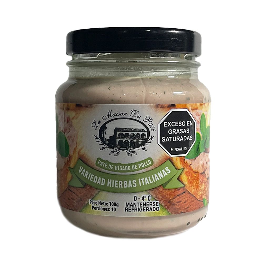 Paté LA MAISON DU PATE hígado de pollo hierbas italianas (100  gr) img #1
