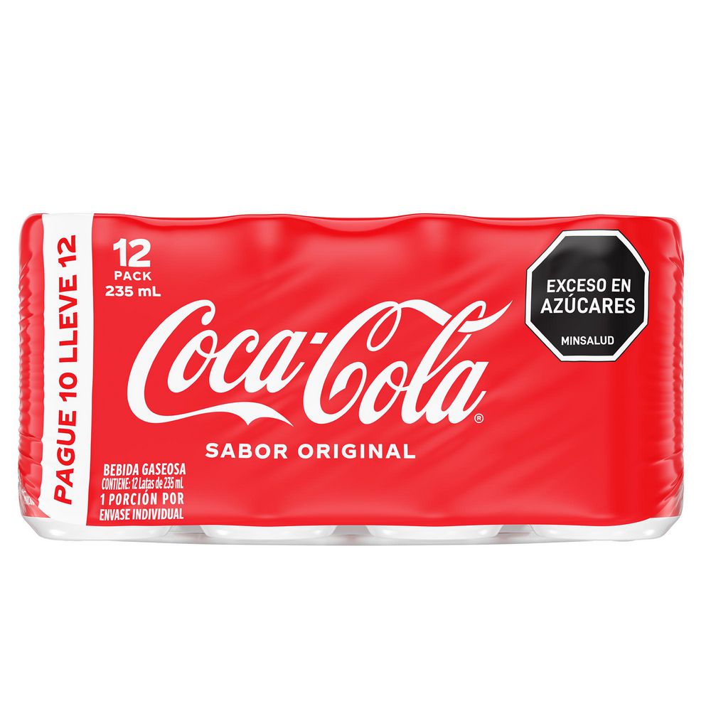 Gaseosa COCA COLA Original x 12und 235ml (2820  ml) img #2