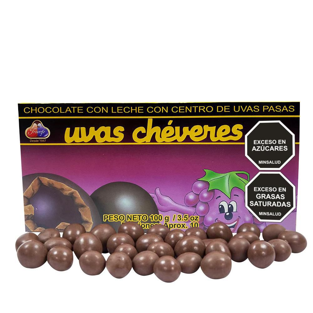 Chocolates TRIUNFO uvas chéveres (100  gr) img #1