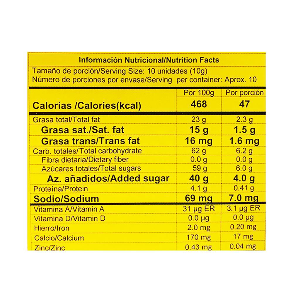 Chocolates TRIUNFO uvas chéveres (100  gr) img #2