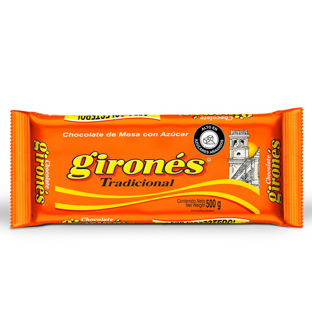 Chocolate GIRONES de mesa tradicional (500  gr) img #1