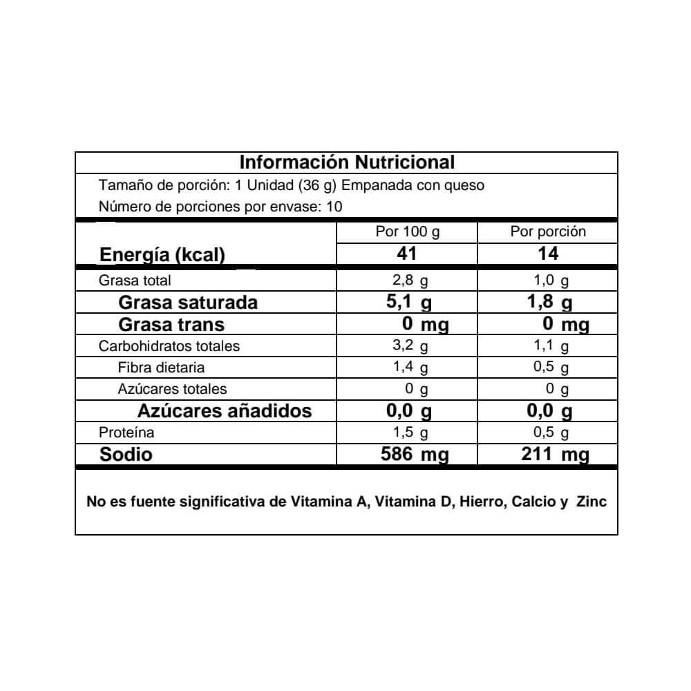 Empanada queso PANTÁSTICO 350  gr img #2