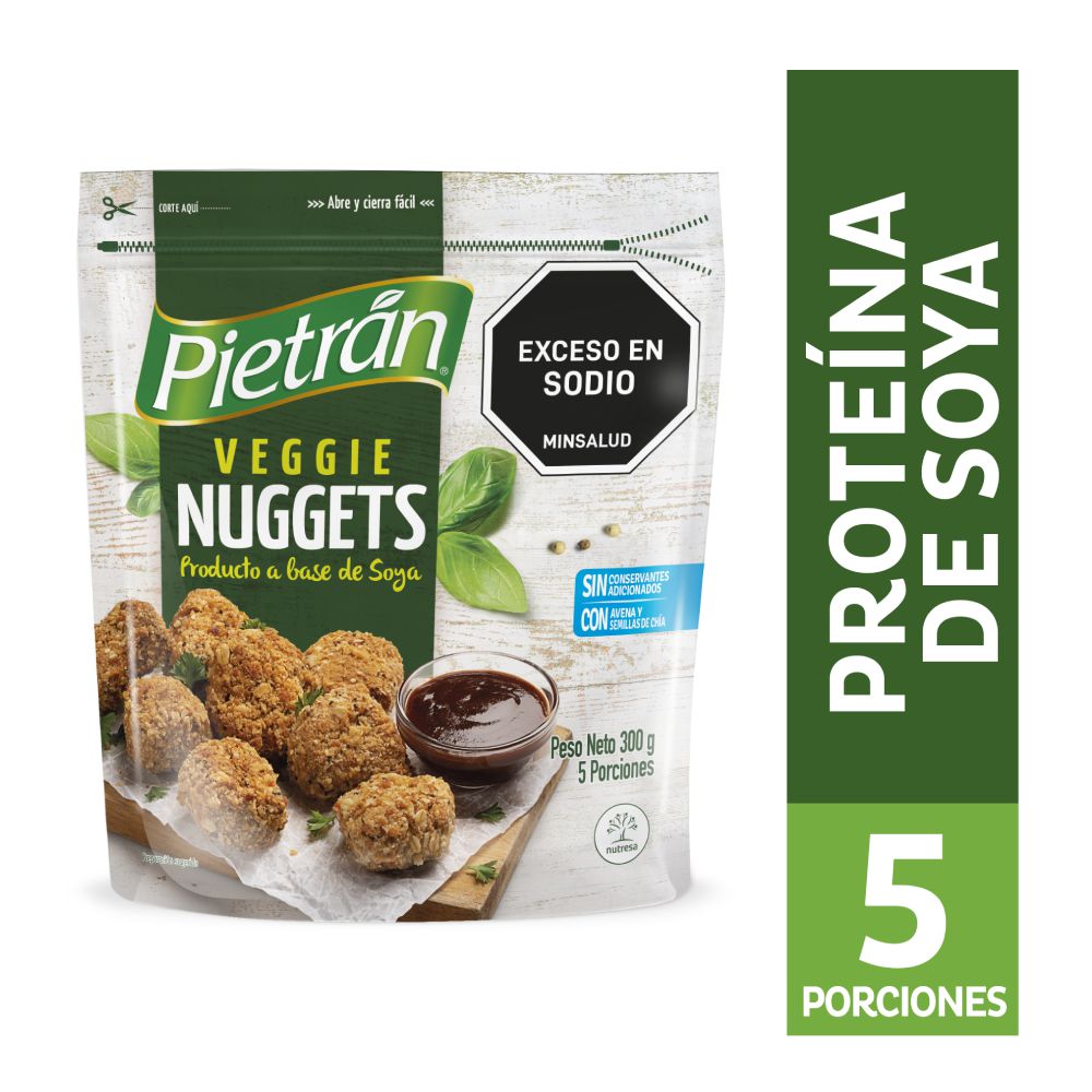 Veggi Nuggets Proteina Vegetal PIETRAN 300  gr img #2