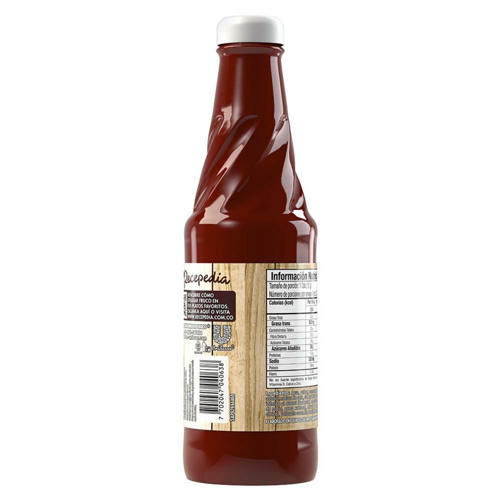 Salsa BBQ FRUCO artesanal en frasco (400  gr) img #3