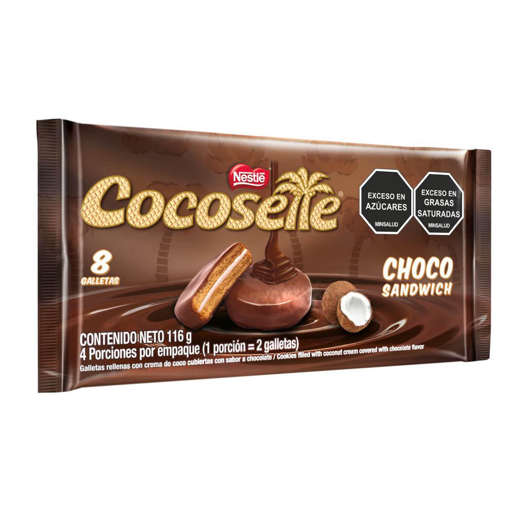 Galletas COCOSETTE cubierta chocolate (116  gr) img #5
