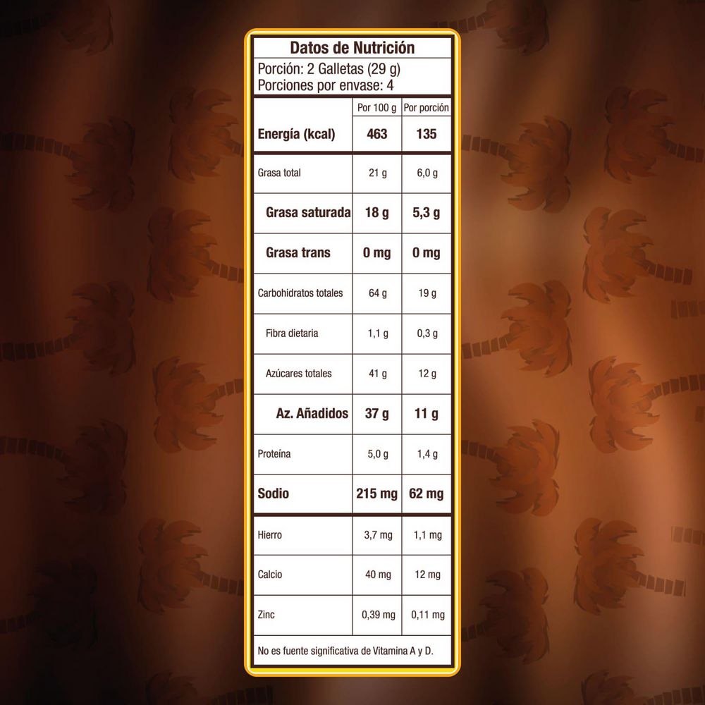 Galletas COCOSETTE cubierta chocolate (116  gr) img #6