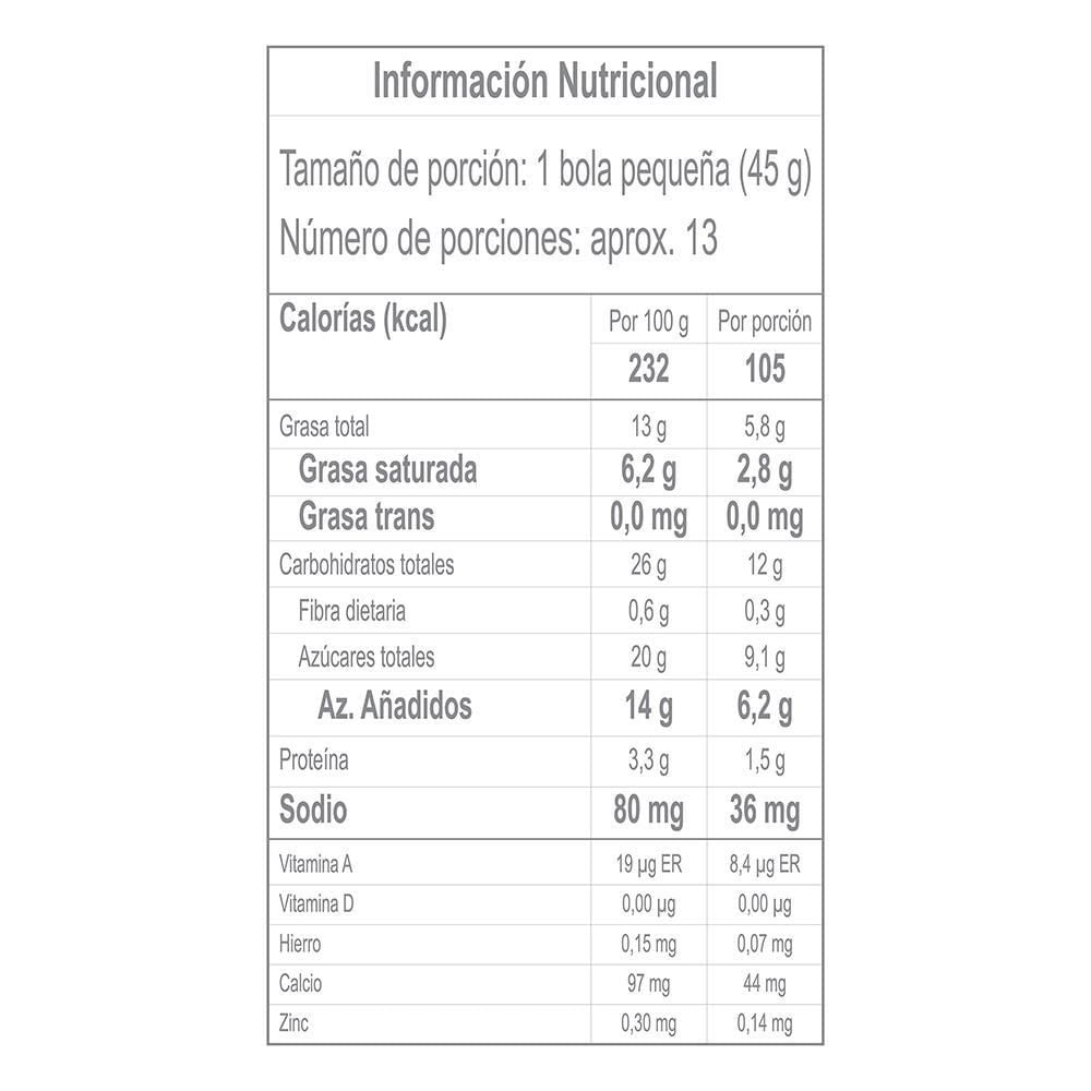 Helado COLOMBINA Agraz con trozos crocantes (600  gr) img #3