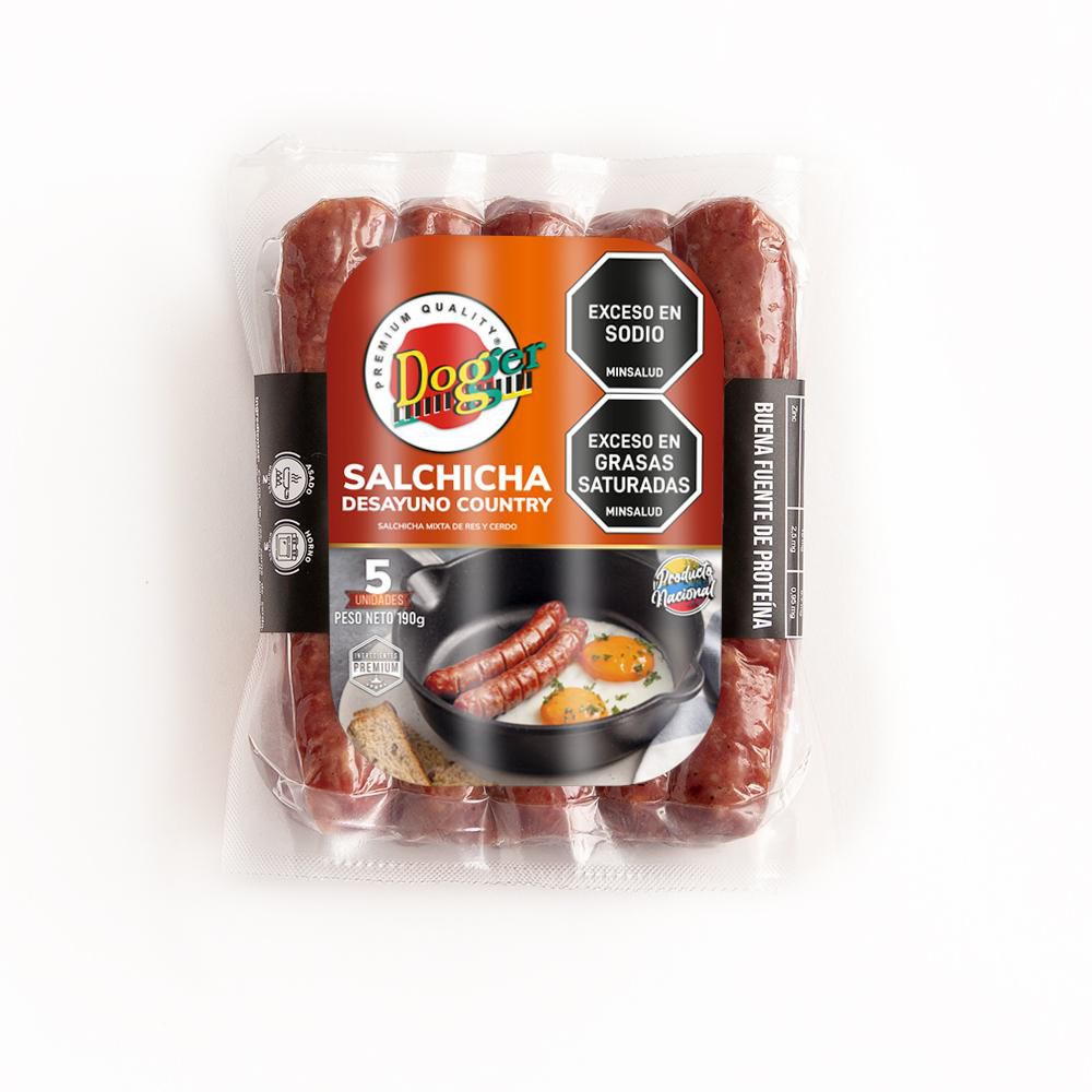 Salchicha DOGGER desayuno country x 5und (190  gr) img #1