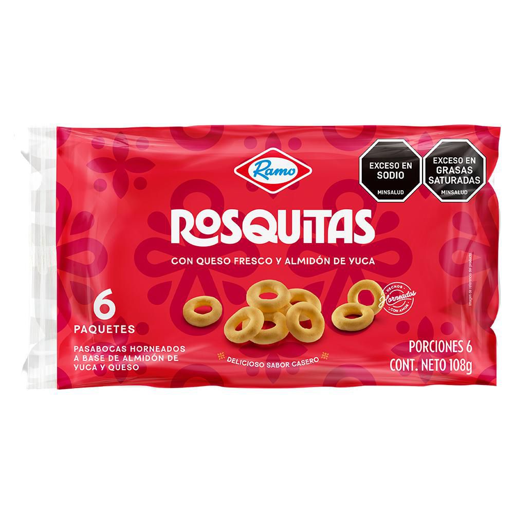 Rosquitas RAMO con queso fresco y almidón de yuca (108  gr) img #2