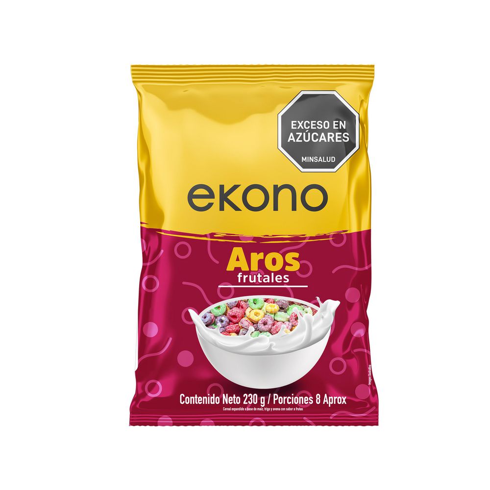 Cereal EKONO aros frutales (230  gr) img #1