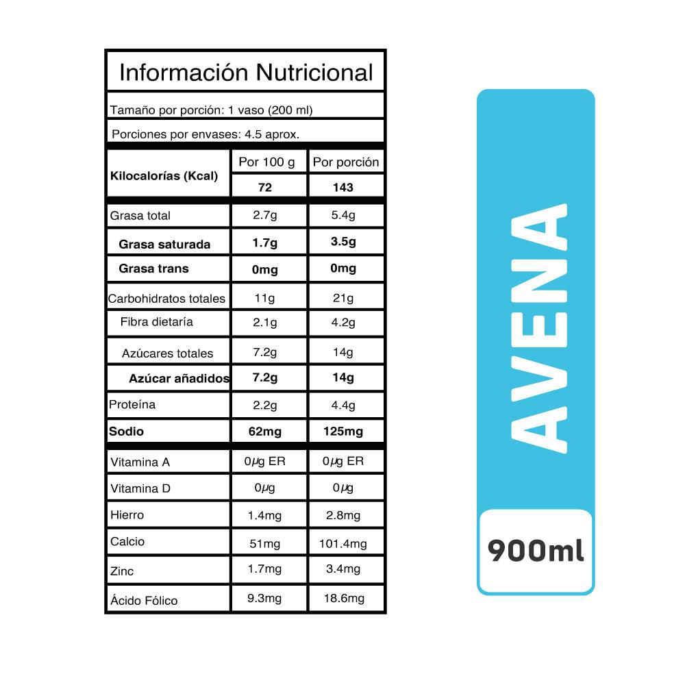 Avena COOLECHERA  (900  ml) img #2