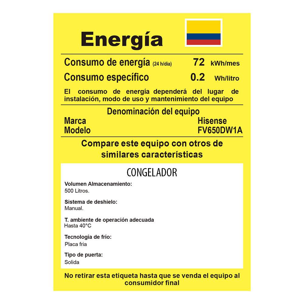 Congelador Horizontal BD500 500 Lt HISENSE BD500 img #8