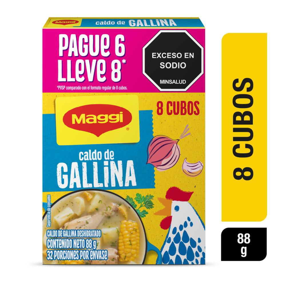 Caldo de gallina MAGGI x8 cubos (66  gr) img #1