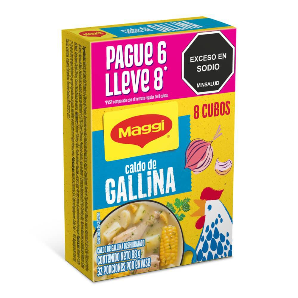 Caldo de gallina MAGGI x8 cubos (66  gr) img #5