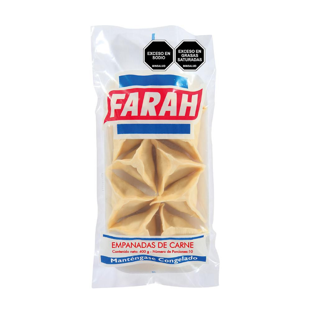 EMPANADAS X 10 UNID CON CARNE FARAH 400  gr img #1