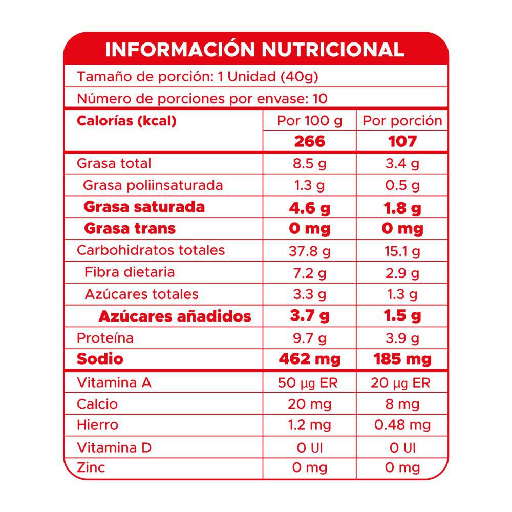 EMPANADAS X 10 UNID CON CARNE FARAH 400  gr img #2