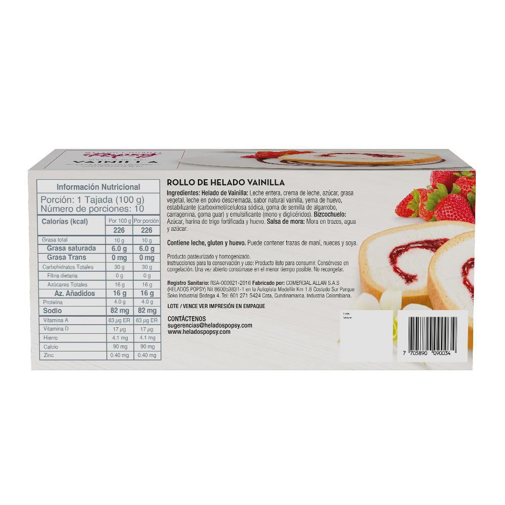 Helado rollo POPSY  (1000  gr) img #2