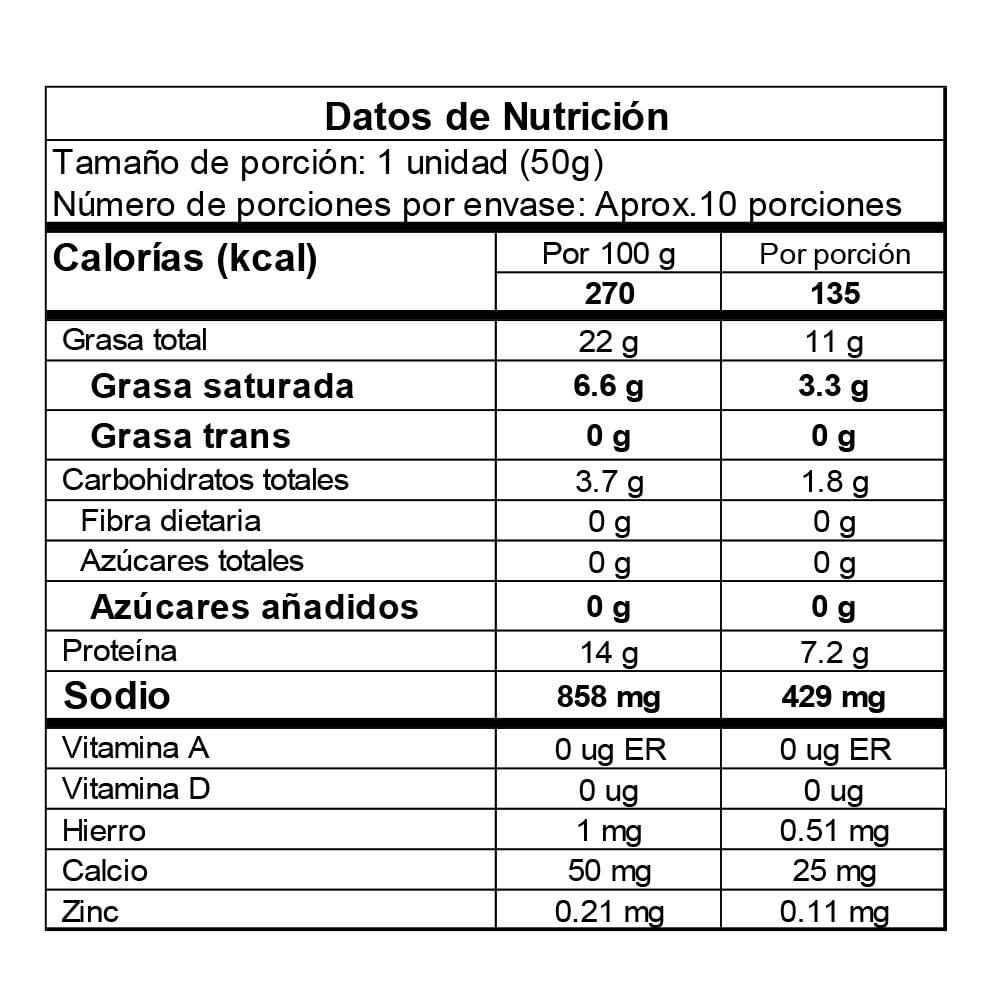 Chorizo E&M familiar (500  gr) img #3